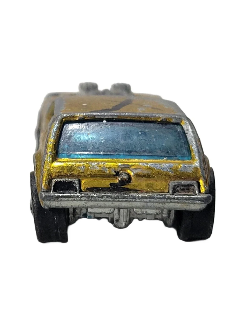 Hot Wheels Redline Gold OPEN FIRE Gold HK Dark Interior